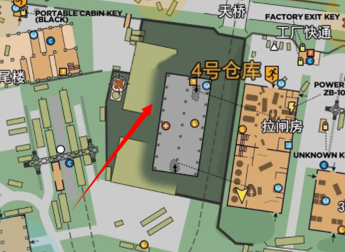 海关地图中间4号仓库左边那个进不去的大厂房是另一个地图工厂吗